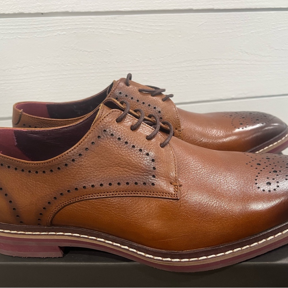 Vintage Foundry Co Elegant Tan Leather Men's Oxfords